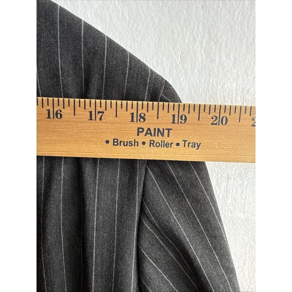 Polo Ralph Lauren Modern Fit Pinstriped Blazer Gray Men's Size 44R